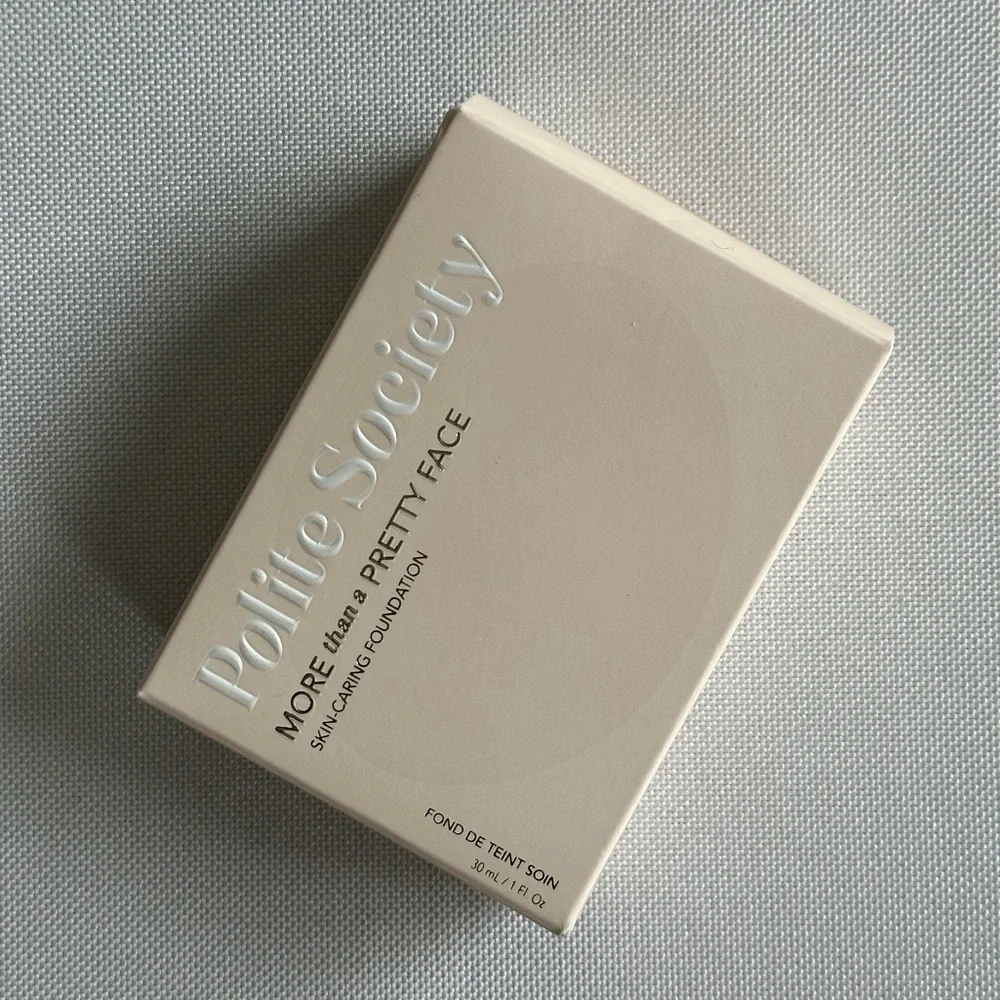NWT Polite Society More Than a Pretty Face Skin-Caring Foundation
